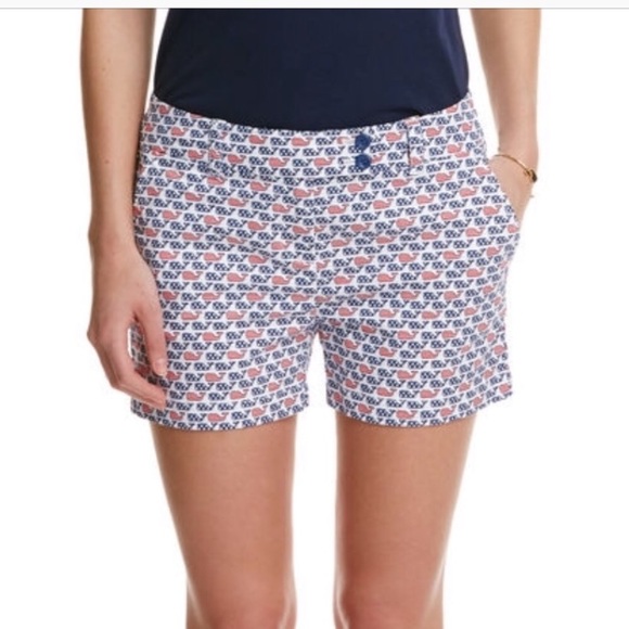 Vineyard Vines Pants - Vineyard Vines flag whale print shorts 0 patriotic